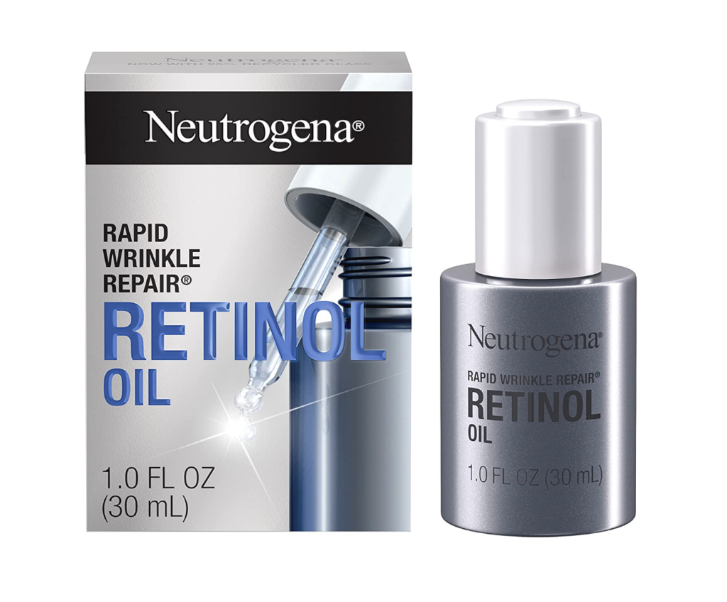 neutrogena rapid wrinkle repair 0,3% skoncentrowany olejek do twarzy z retinolem  